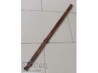 Old wrought yardstick, wrought iron, cloth yardstick, measure