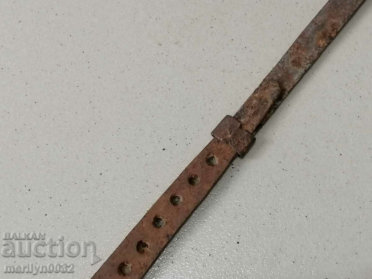 Vechi forjat unitate de măsură, din fier forjat, o măsură de măsură pânză - 5 Vechi forjat unitate de măsură, din fier forjat, o măsură de măsură pânză - 5