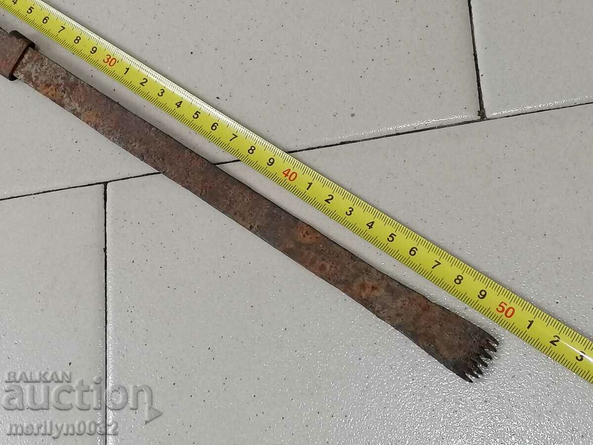 Vechi forjat unitate de măsură, din fier forjat, o măsură de măsură pânză - 6 Vechi forjat unitate de măsură, din fier forjat, o măsură de măsură pânză - 6