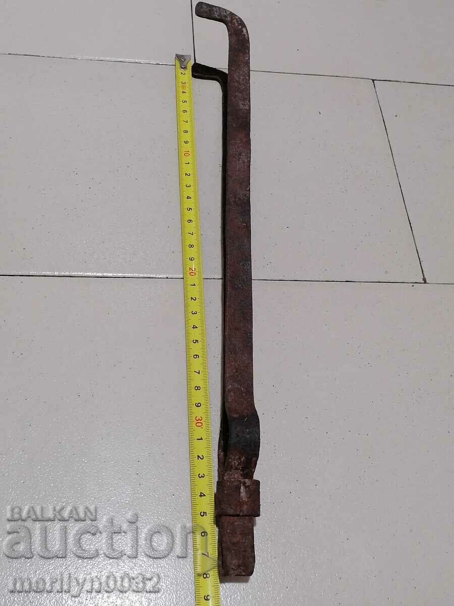 Old hand forged dilaf, wrought iron, mask - 5 Old hand forged dilaf, wrought iron, mask - 5