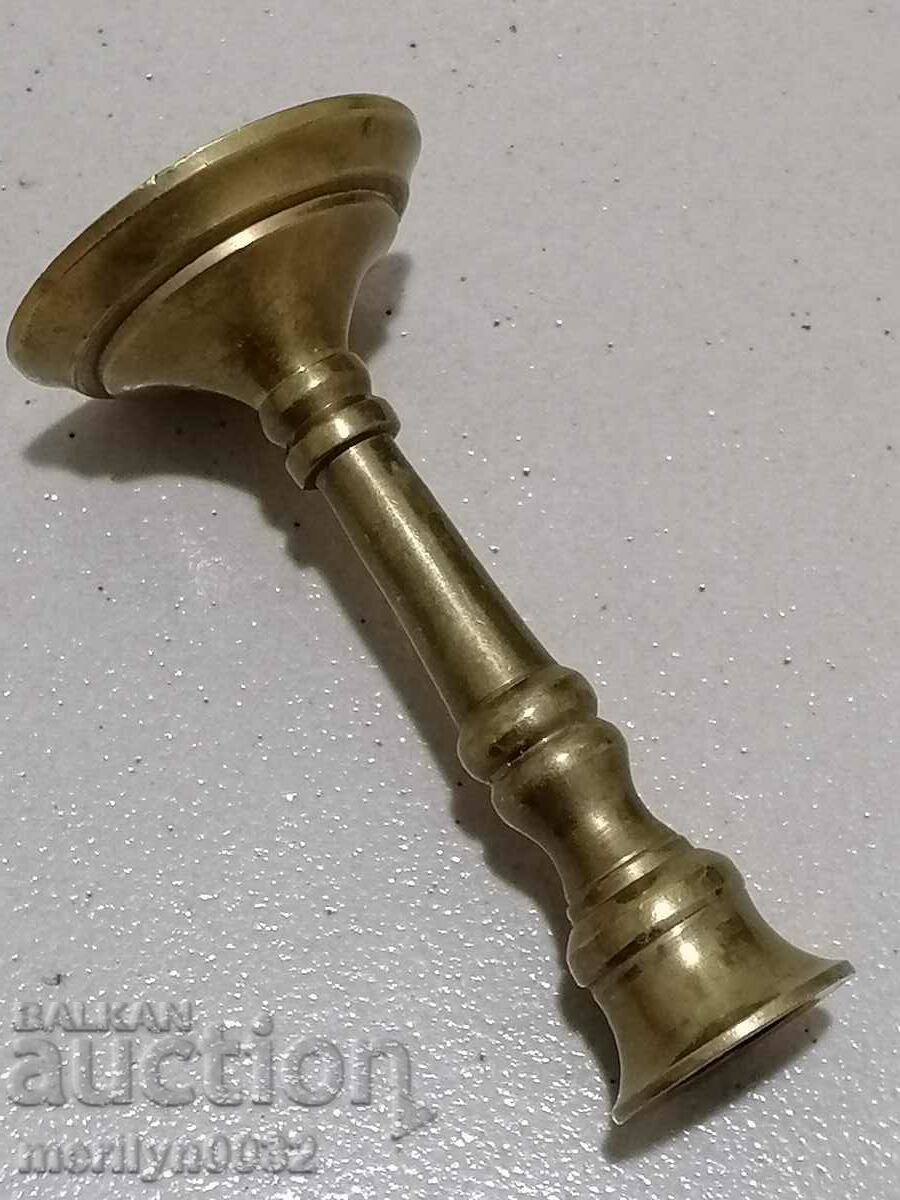 Old bronze candlestick minion decor lamp candle - 5 Old bronze candlestick minion decor lamp candle - 5