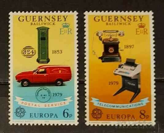 Guernsey / Guernsey 1979 Europa CEPT Cars MNH