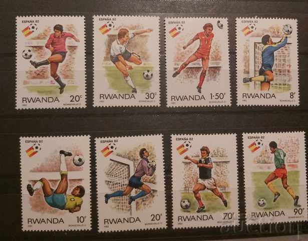 Ρουάντα 1982 Αθλητισμός / Ποδόσφαιρο MNH