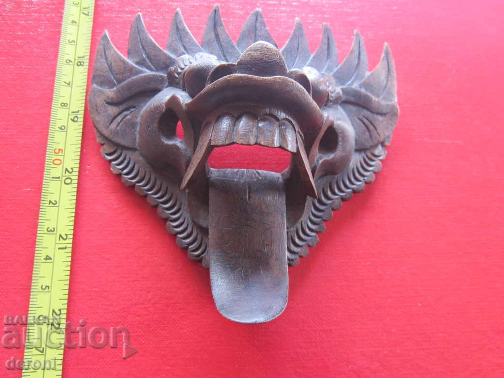 Ritual wooden mask devil demon with price 120.00 BGN | € 61.36 Ritual wooden mask devil demon with price 120.00 BGN | € 61.36