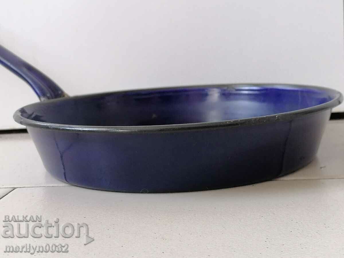 Enameled pan, pan, Kolarovgrad, early social - 6 Enameled pan, pan, Kolarovgrad, early social - 6