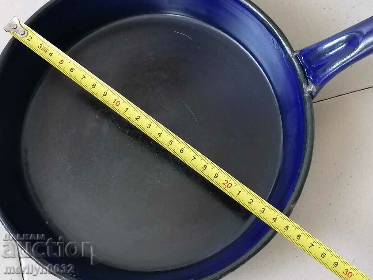 Enameled pan, pan, Kolarovgrad, early social - 7 Enameled pan, pan, Kolarovgrad, early social - 7