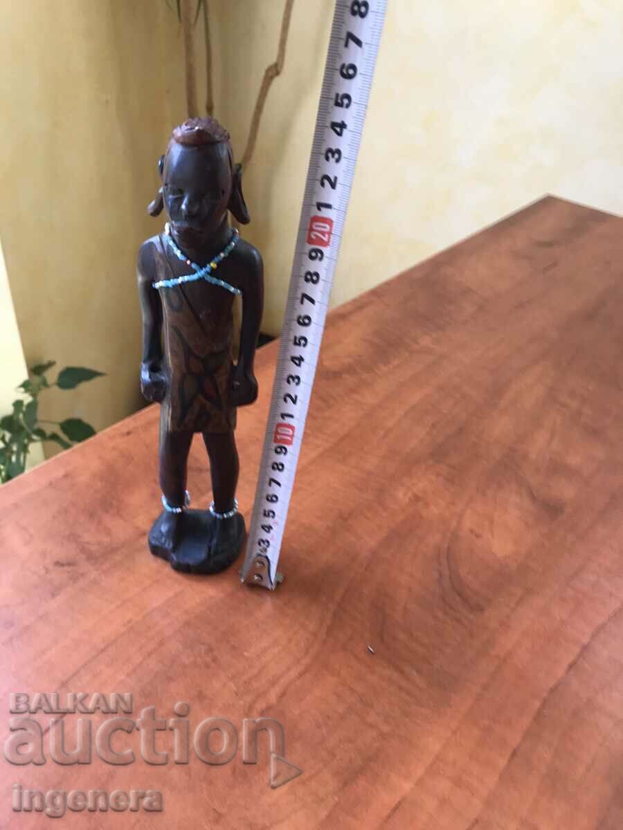 FIGURE WOOD PLASTIC CARVING STATUETTE SCULPTURE EBONY with price 38.00 BGN | € 19.43