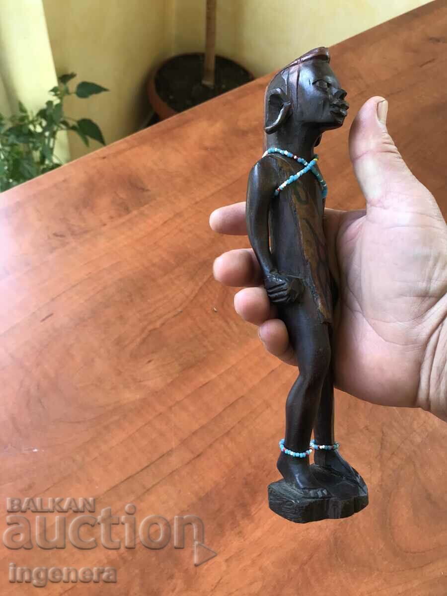 Auction  FIGURE WOOD PLASTIC CARVING STATUETTE SCULPTURE EBONY