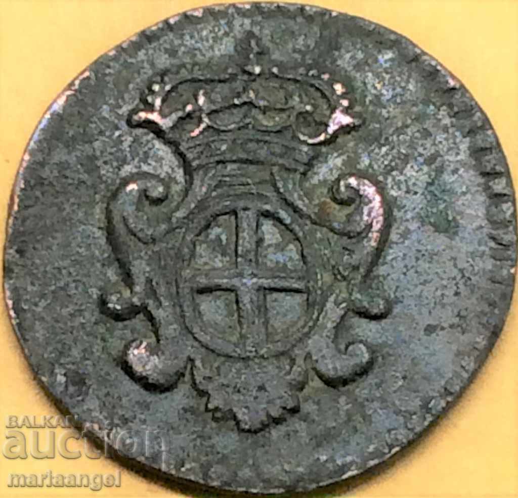 Italy 1793 4 denars Genoa rulers - Doges 1637-1797 rare