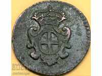 Italia 1793 4 denari conducători din Genova - Dogi 1637-1797 rar