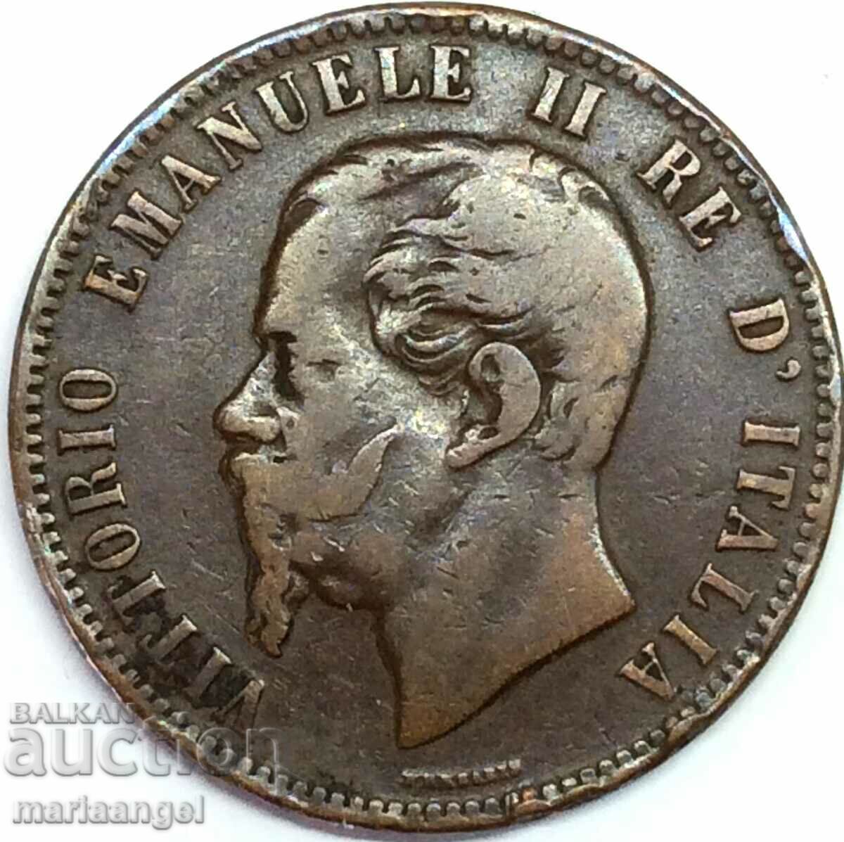 10 чентесими 1863 Италия 30мм  Виктор Емануил