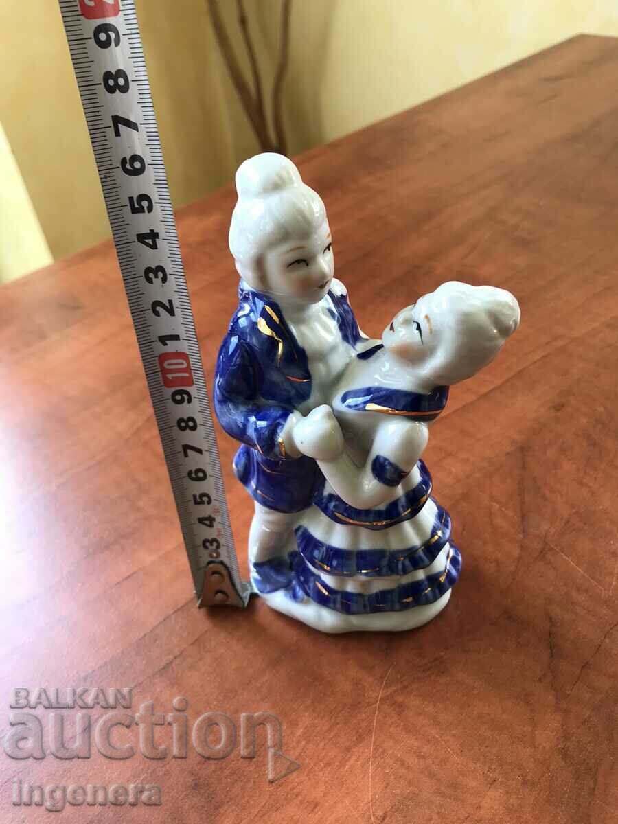 ПОРЦЕЛАН ФИГУРА СТАТУЕТКА ПОЗЛАТА с цена 24.00 лв. | € 12.27 ПОРЦЕЛАН ФИГУРА СТАТУЕТКА ПОЗЛАТА с цена 24.00 лв. | € 12.27