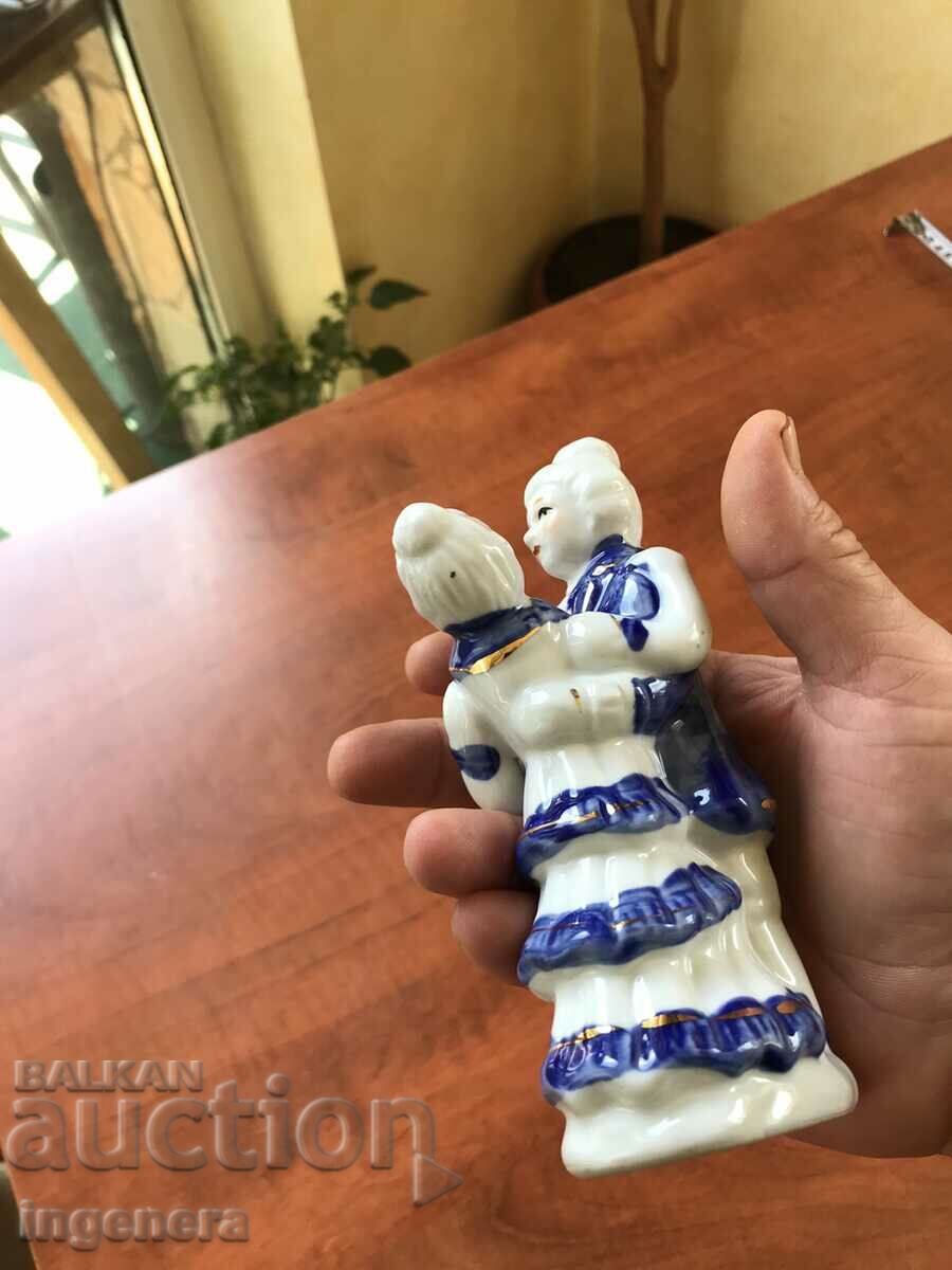 ПОРЦЕЛАН ФИГУРА СТАТУЕТКА ПОЗЛАТА - 5 ПОРЦЕЛАН ФИГУРА СТАТУЕТКА ПОЗЛАТА - 5