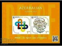 Azerbaidjan 2023 Europa SEP, bloc curat, netimbrat.
