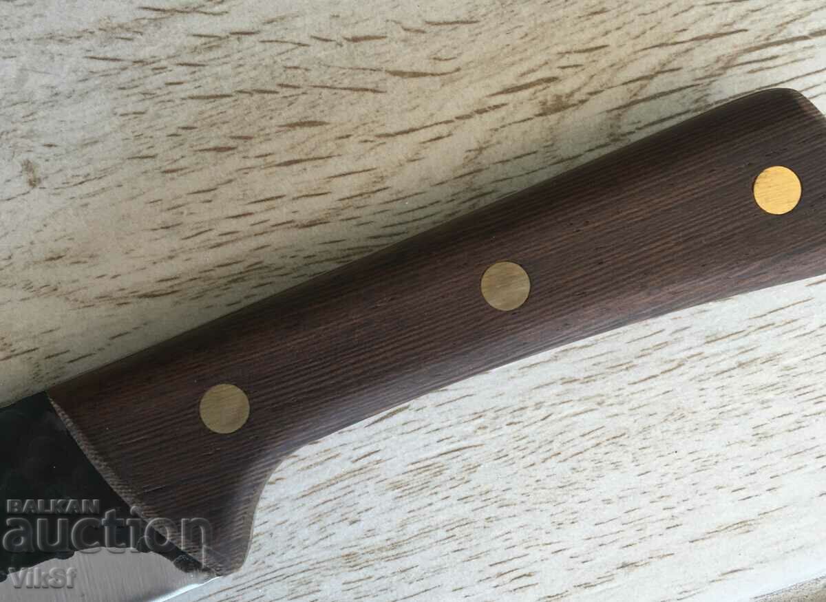 Auction Hand-forged hunting knife, Knives, fultang 185x295 mm Auction Hand-forged hunting knife, Knives, fultang 185x295 mm