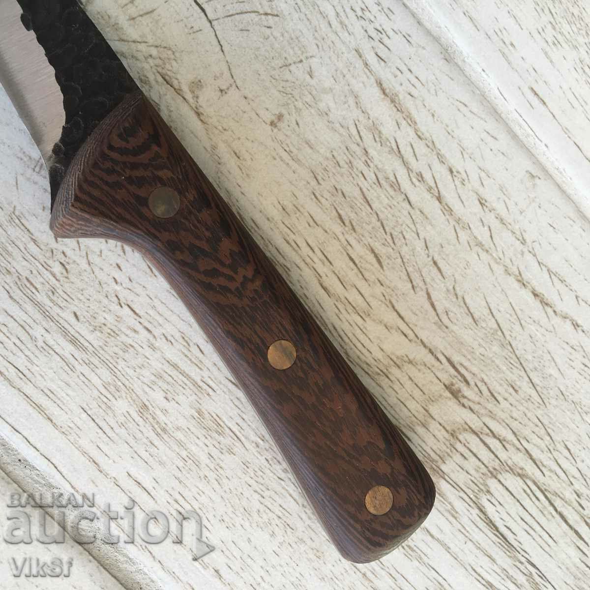 Auction Hand-forged hunting knife, Knives, fultang 150x260 mm Auction Hand-forged hunting knife, Knives, fultang 150x260 mm