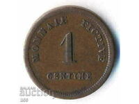 Белгия - 1 сантим 1883 - жетон, фиктивна валута - Гент