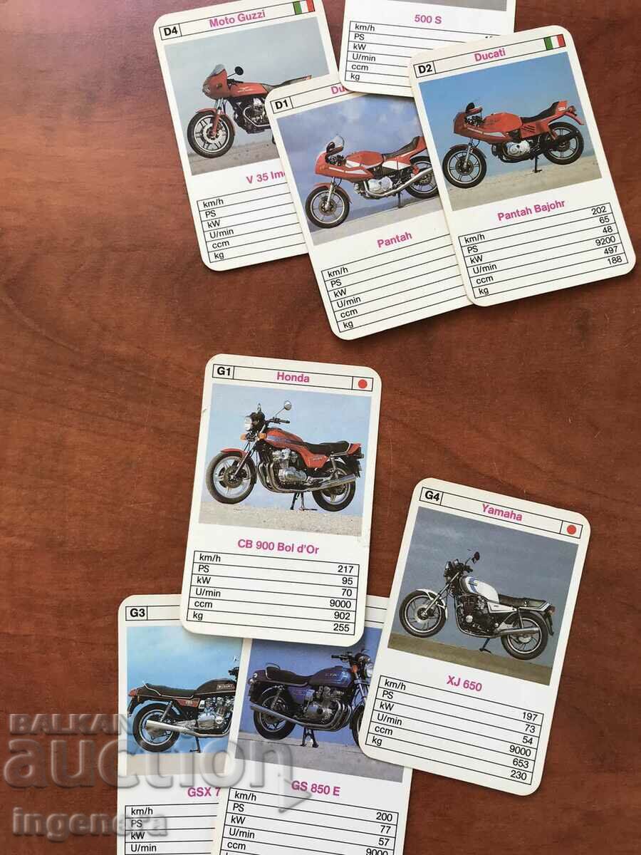 Delivery of CARDS FOR COLLECTION MOTORCYCLE TT DATA DECK Delivery of CARDS FOR COLLECTION MOTORCYCLE TT DATA DECK