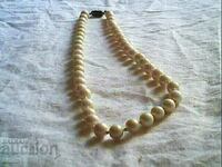 necklace of old natural 100% pearls 4mm