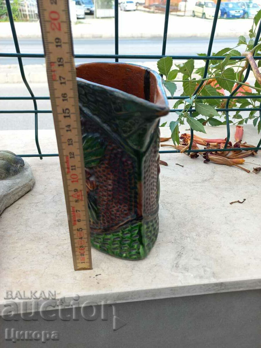 Auction  OLD CLAY POT CERAMIC KRONDIR