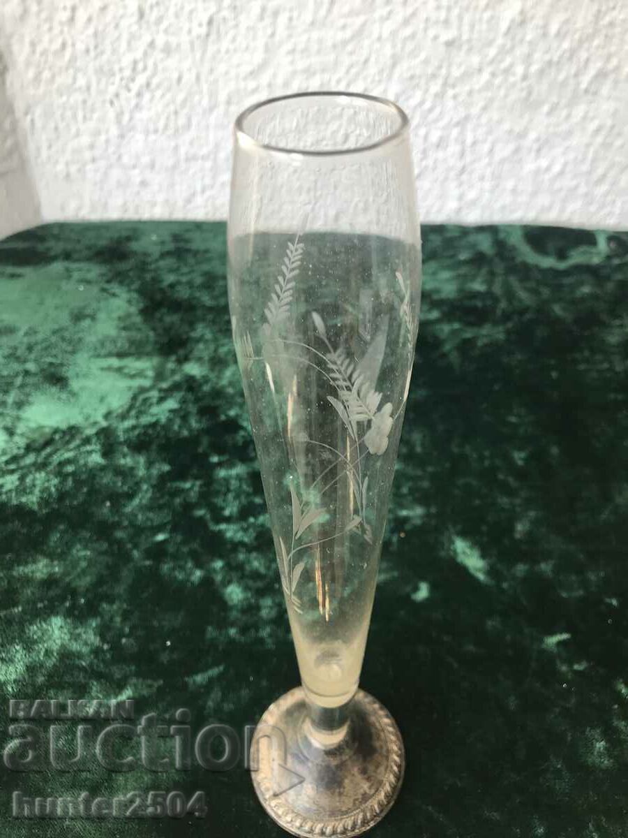 Cup in silver base - 25/6 cm with price 54.95 BGN | € 28.10