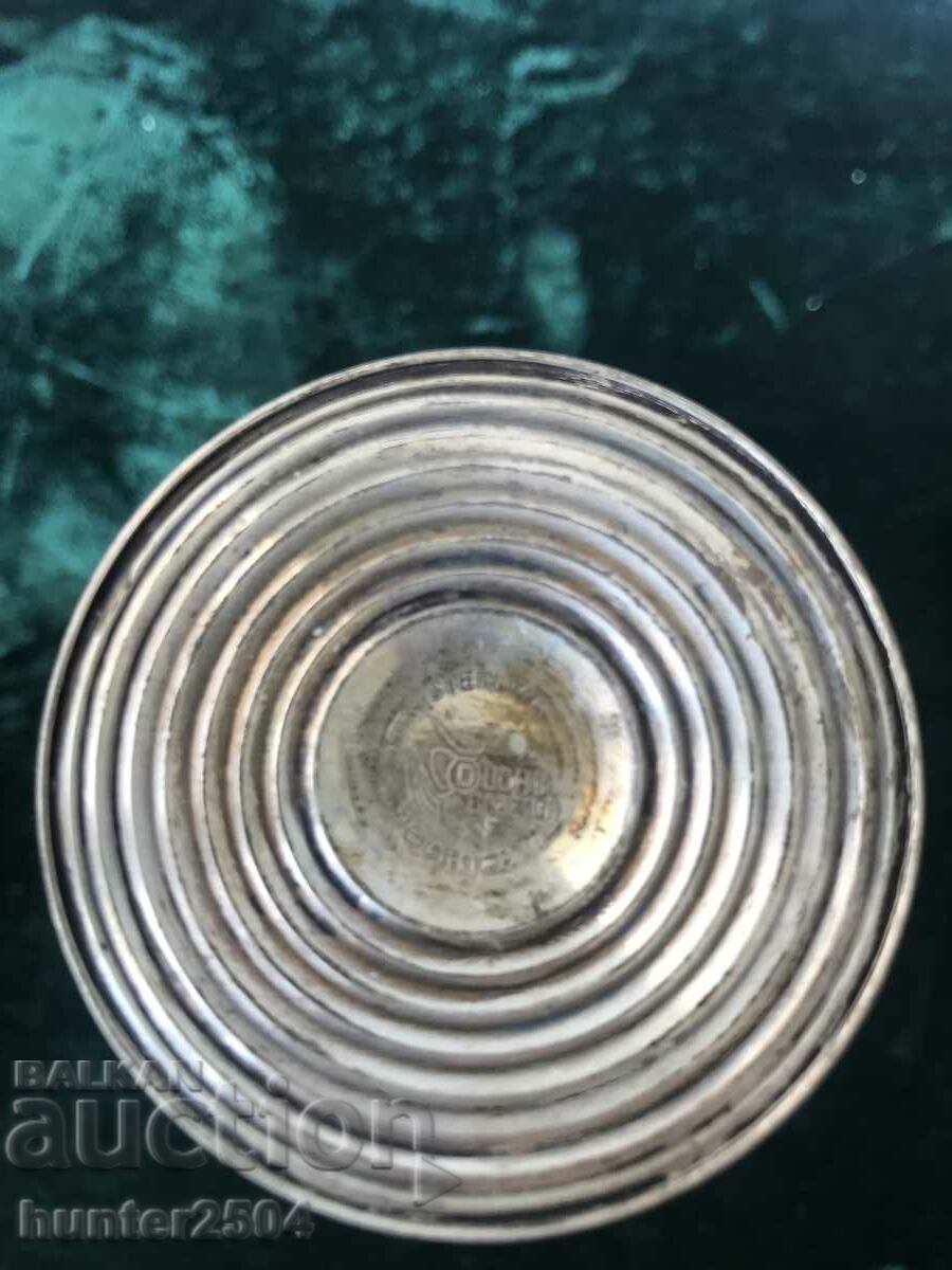 Auction  Cup in silver base - 25/6 cm