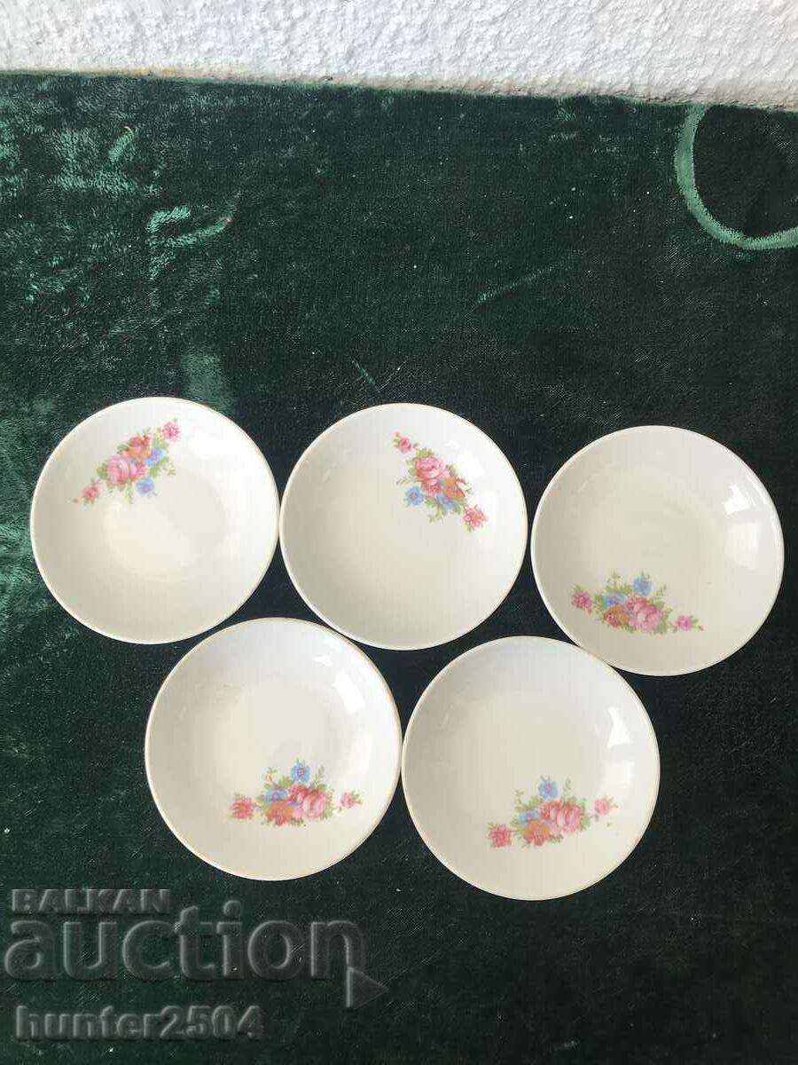 Чинийки -9,5 см Дулево,5 бр