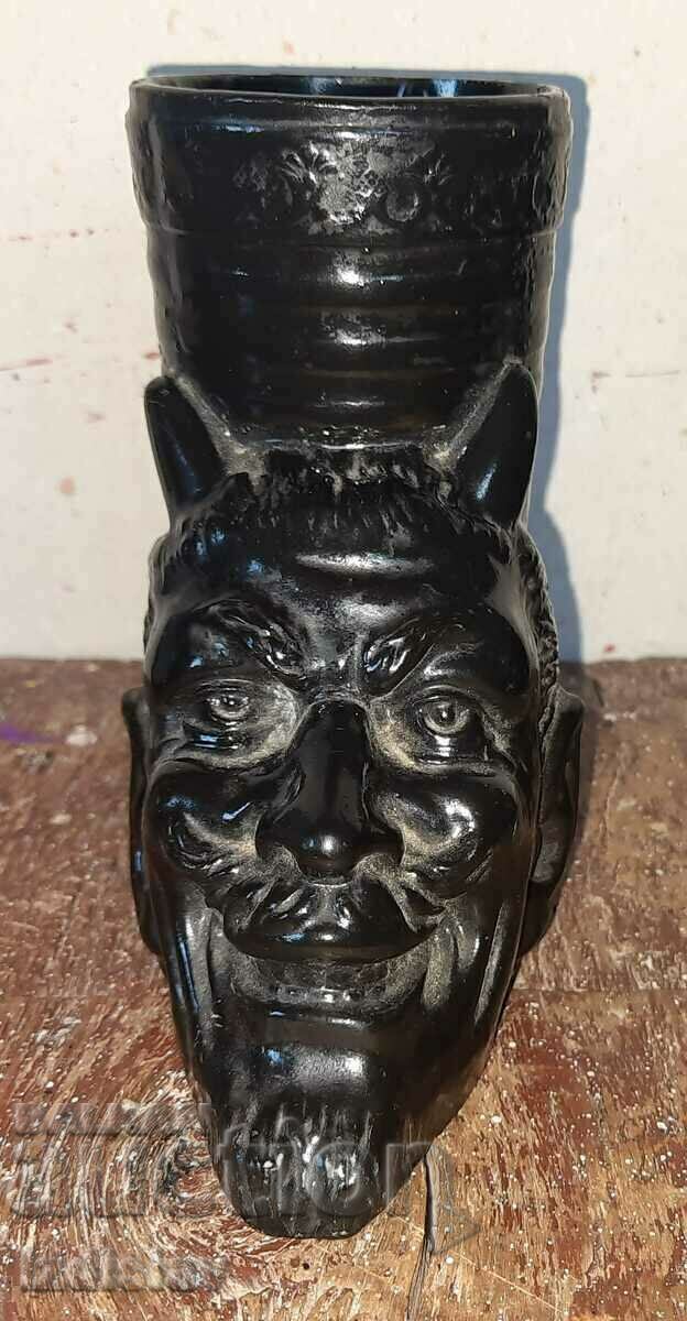 USSR metal figure Satan, vase, pencil case, ashtray