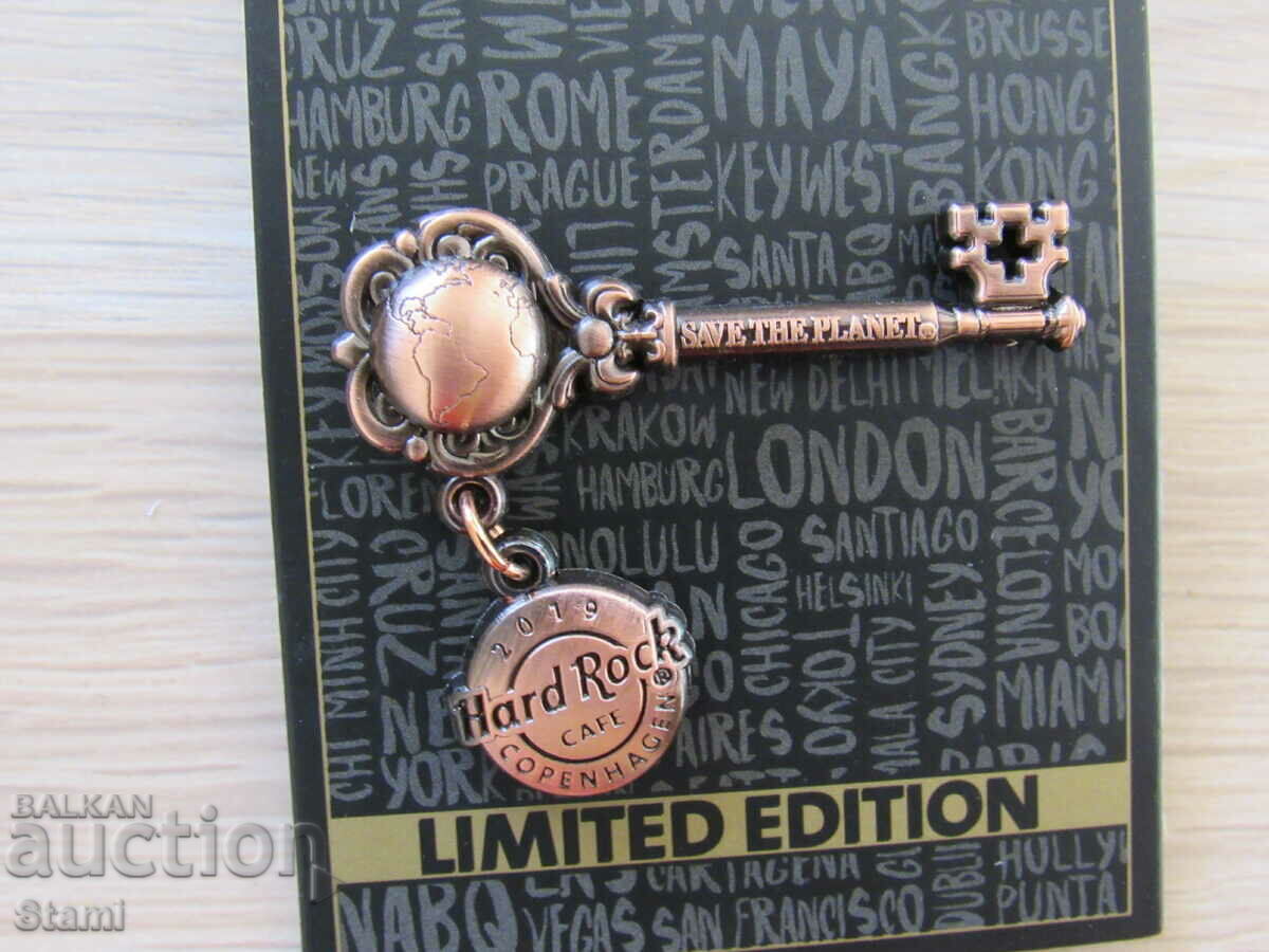 Delivery of Original metal badge Hard Rock Cafe Copenhagen, Denmark Delivery of Original metal badge Hard Rock Cafe Copenhagen, Denmark