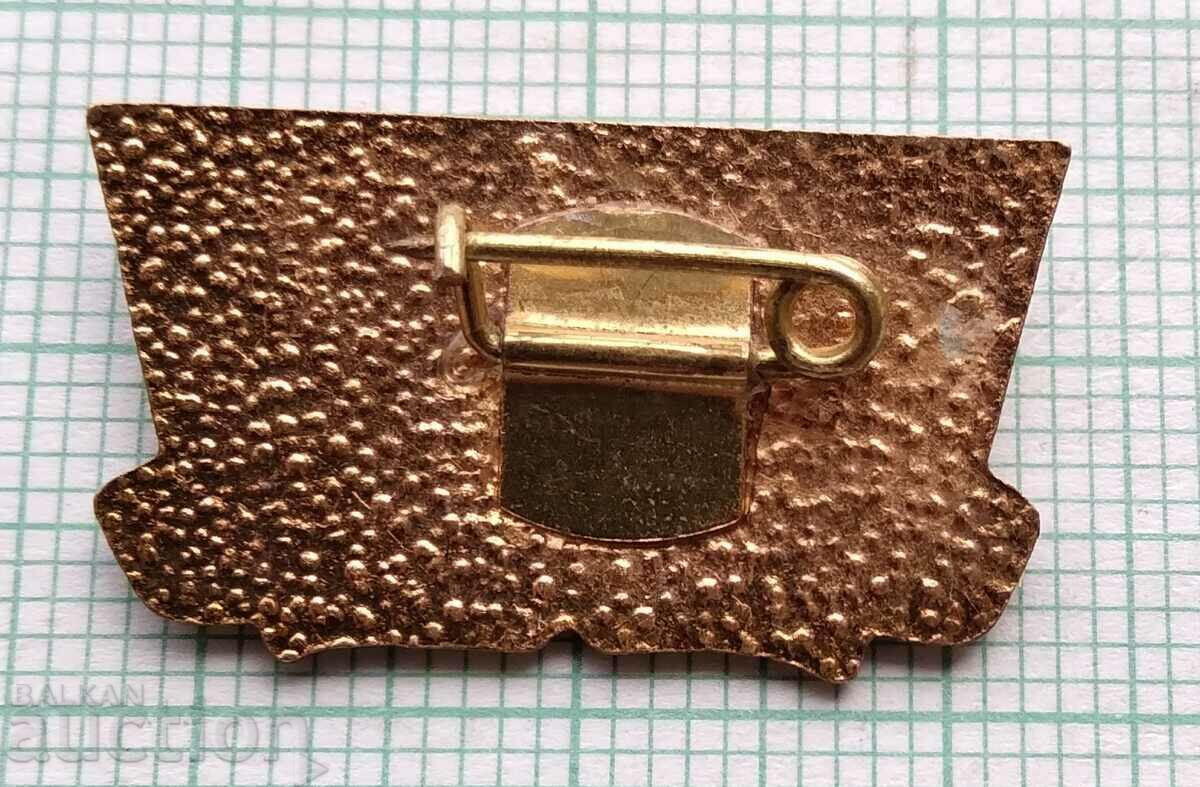 13847 Badge - Dimitrovsky district - bronze enamel - 5 13847 Badge - Dimitrovsky district - bronze enamel - 5