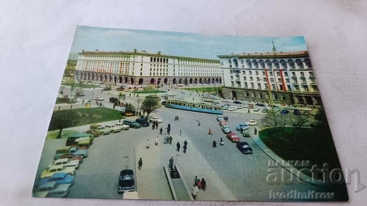 Postcard Sofia Lenin Square
