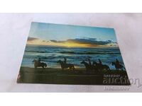 Postcard Bulgarian Black Sea Coast 1986