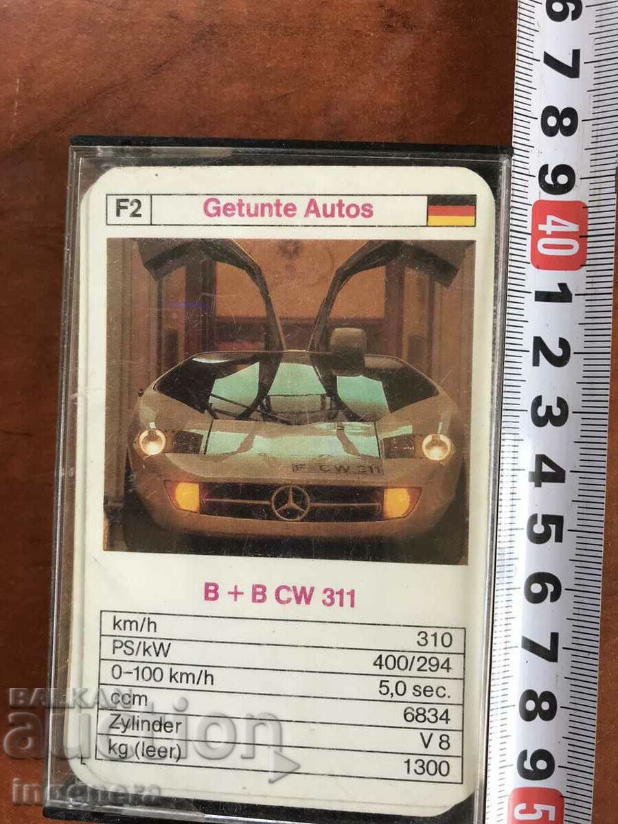 RETRO CAR COLLECTION CARDS TT DATA DECK with price 18.00 BGN | € 9.20 RETRO CAR COLLECTION CARDS TT DATA DECK with price 18.00 BGN | € 9.20