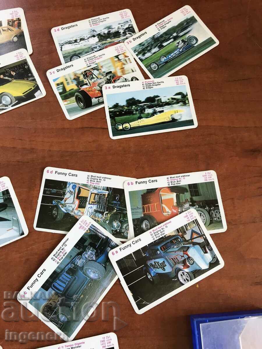 RETRO CAR COLLECTION CARDS TT DATA DECK with price 18.00 BGN | € 9.20