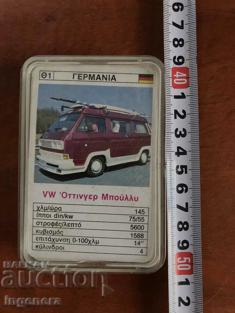 RETRO CAR COLLECTION CARDS TT DATA DECK with price 18.00 BGN | € 9.20 RETRO CAR COLLECTION CARDS TT DATA DECK with price 18.00 BGN | € 9.20