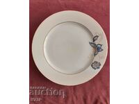 PORCELAIN PLATE. COLLECTION. BUTTERFLY.