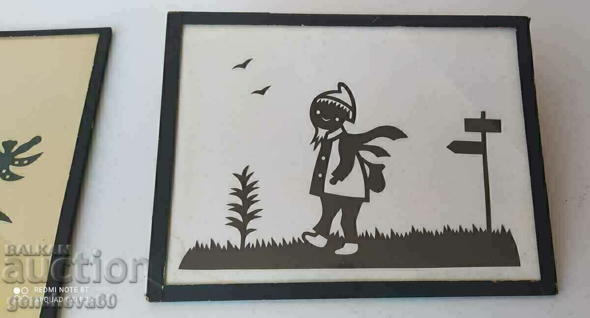 19th Century Original Silhouette - Rare, Old German Paintings with price 21.00 BGN | € 10.74