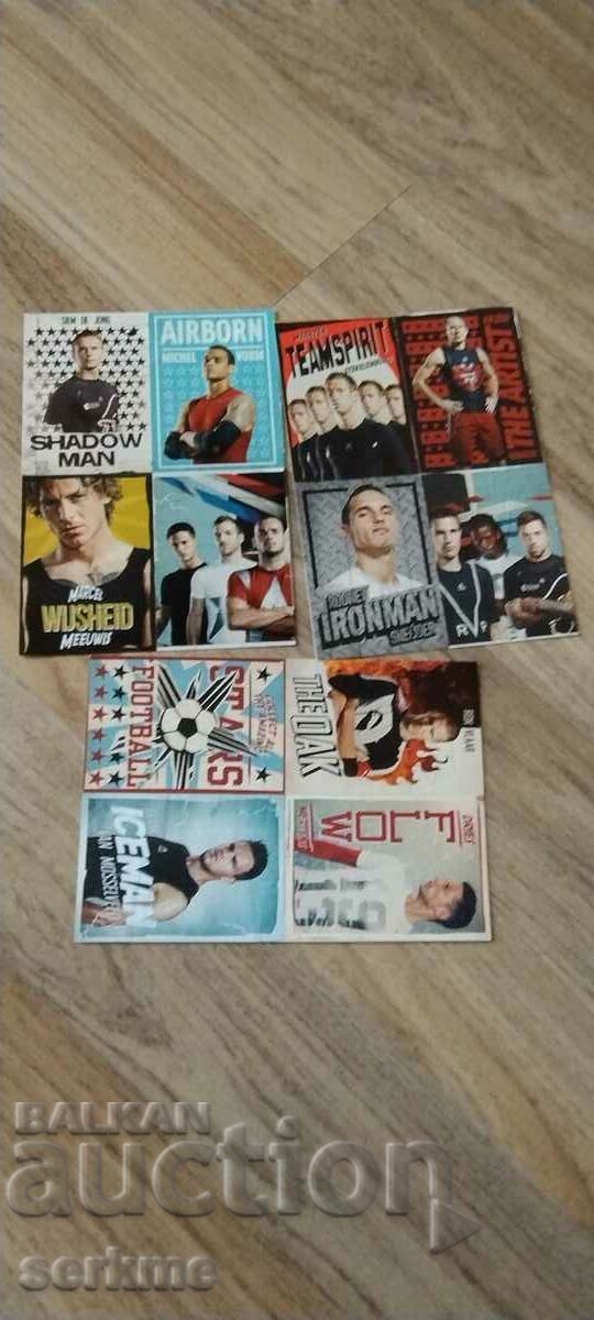 Auction Stickers with football players Auction Stickers with football players