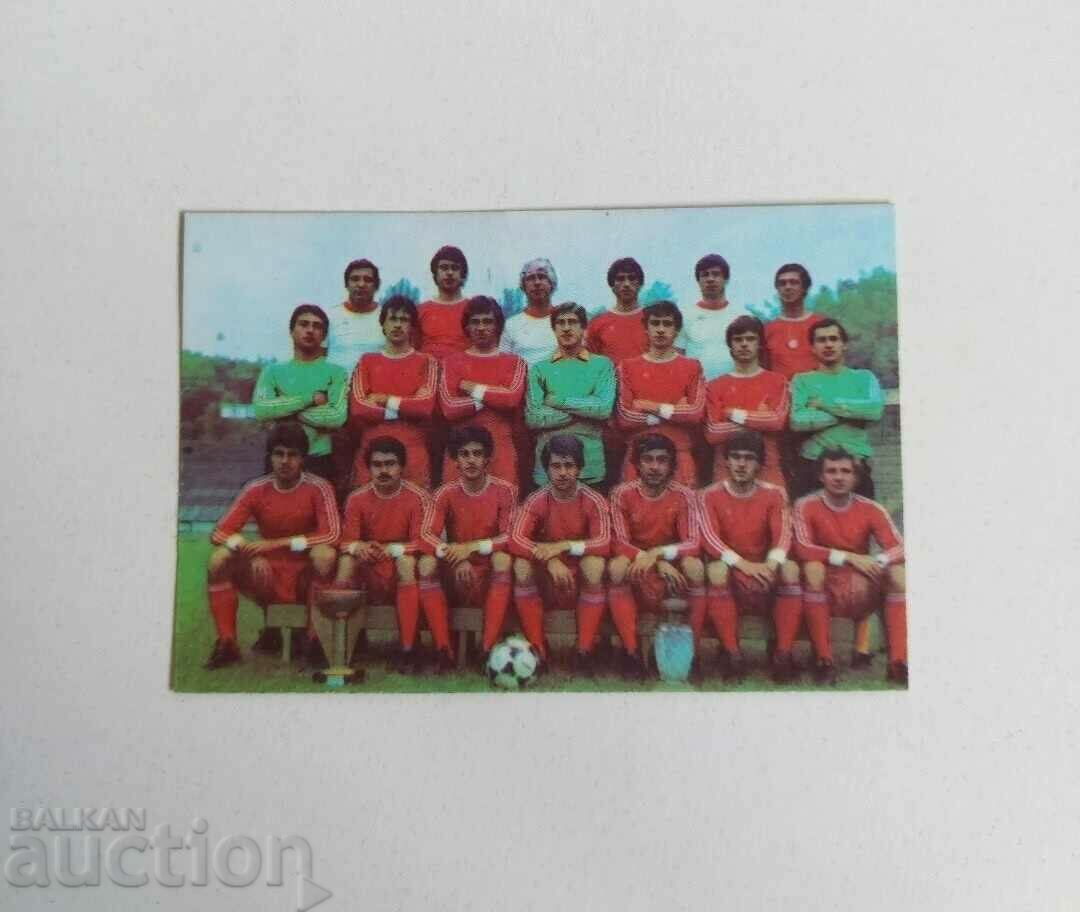 1982 CSKA? CALENDAR DE FOTBAL ECHIP CALENDAR