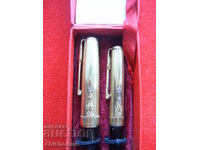 Moscow, old luxury pen set with gold nib
