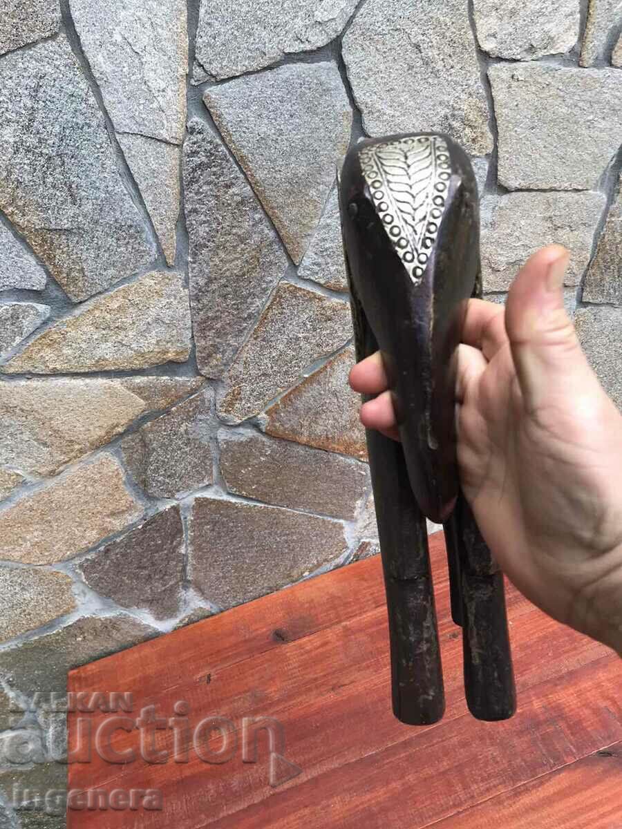 FIGURE WOOD PLASTIC CARVING STATUETTE SCULPTURE METAL FITTINGS - 6 FIGURE WOOD PLASTIC CARVING STATUETTE SCULPTURE METAL FITTINGS - 6