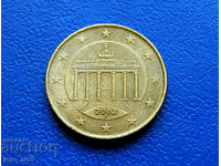 Германия 10 евроцента Euro cent 2002F