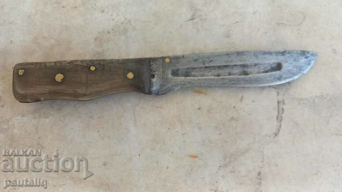 OLD CRAFTSMAN KNIFE WITH BONE HANDLE