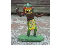 Old figure of a Native American shaman, plasma