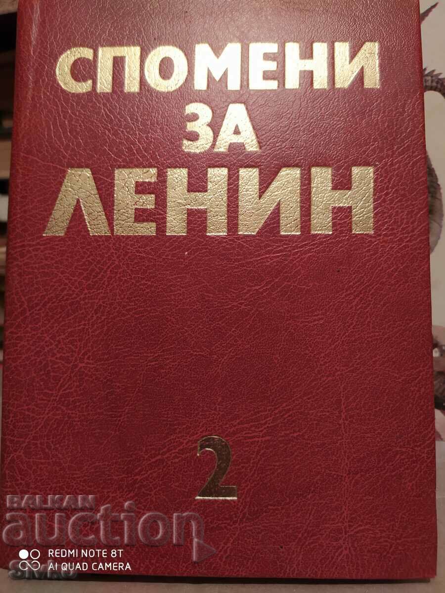 Спомени за Ленин, първо издание, том 2