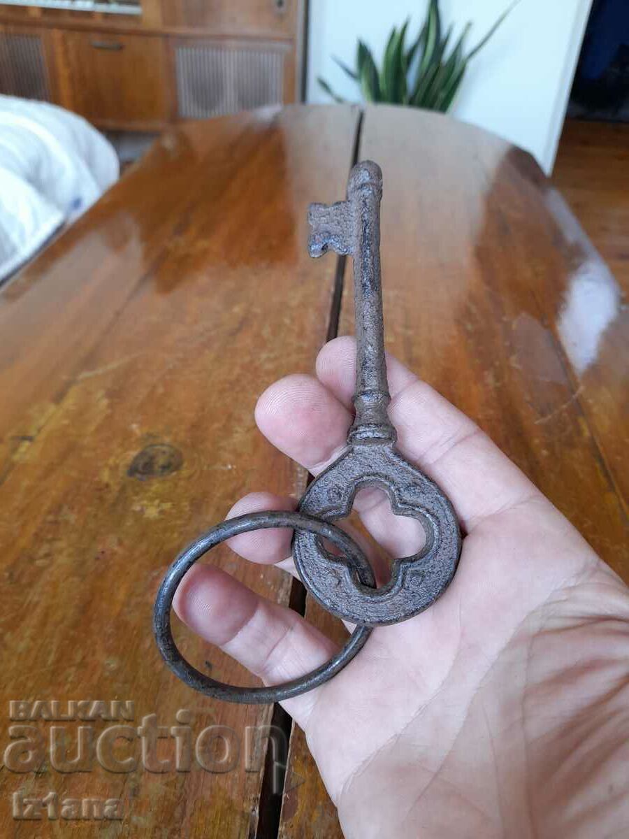 Old metal key with price 30.00 BGN | € 15.34 Old metal key with price 30.00 BGN | € 15.34