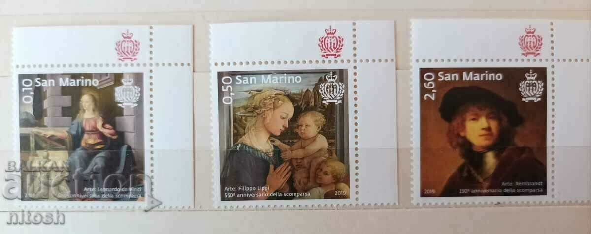 San Marino, 2019, Tablouri