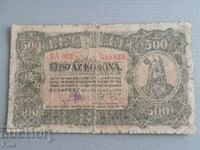 Banknote - Hungary - 500 crowns | 1923
