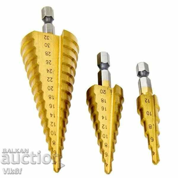 Cone drill bits for sheet metal