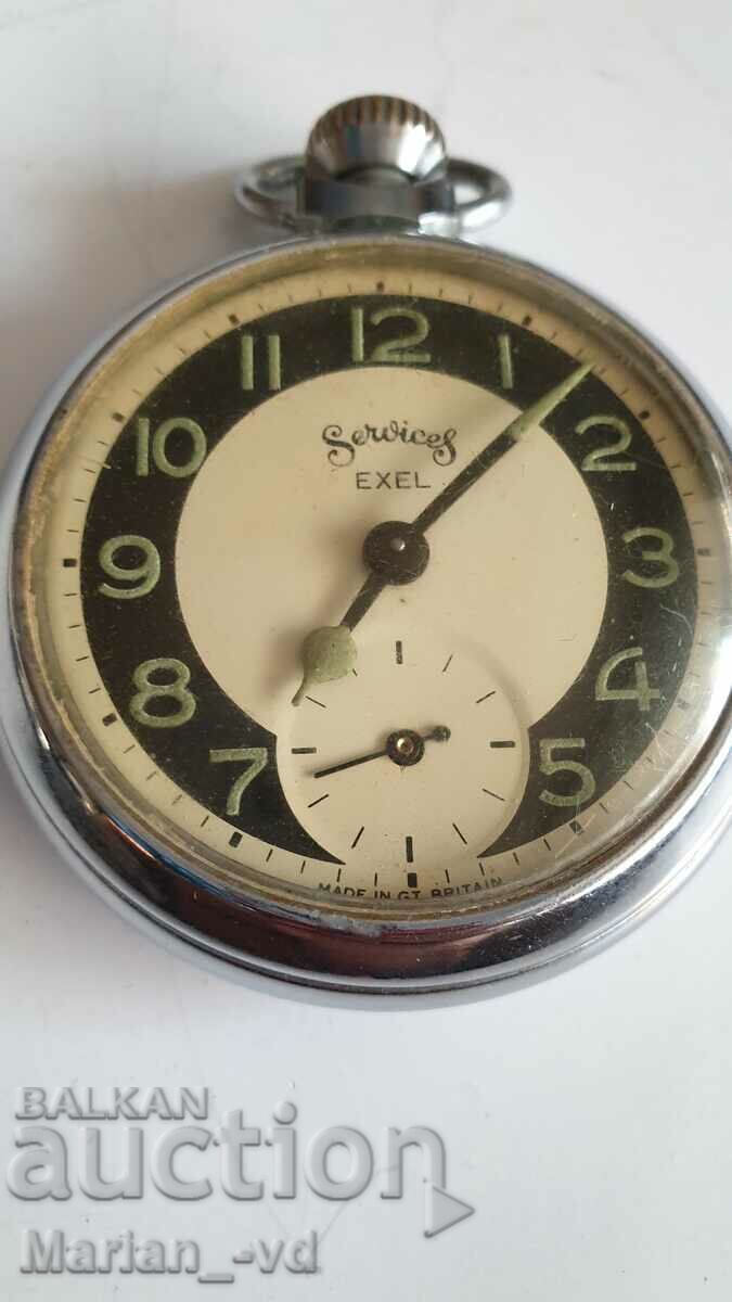 Delivery of Services EXEL old pocket watch Delivery of Services EXEL old pocket watch